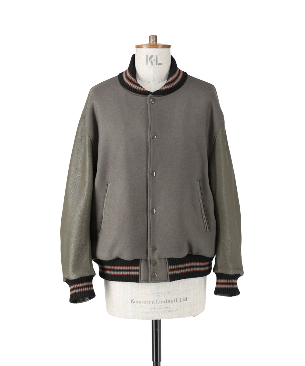 Super140 Wool Melton Varsity Jacket 5122-63531