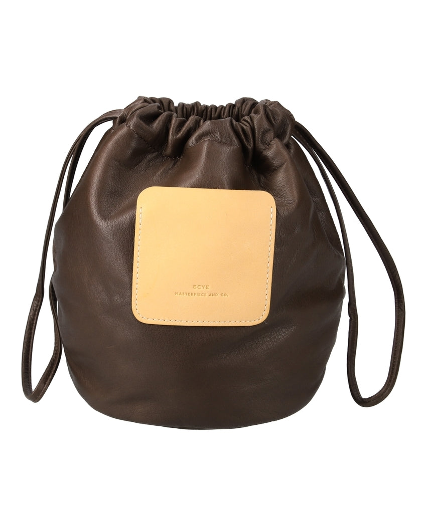 【Scye サイ】 SOFT LEATHER DRAWSTRING BAG scye soft leather drawstring bag
