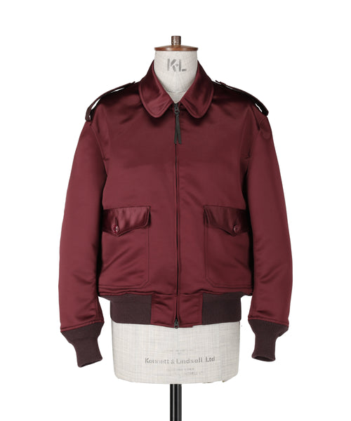 1125-63018 ヘビーシンサテン ボマージャケット