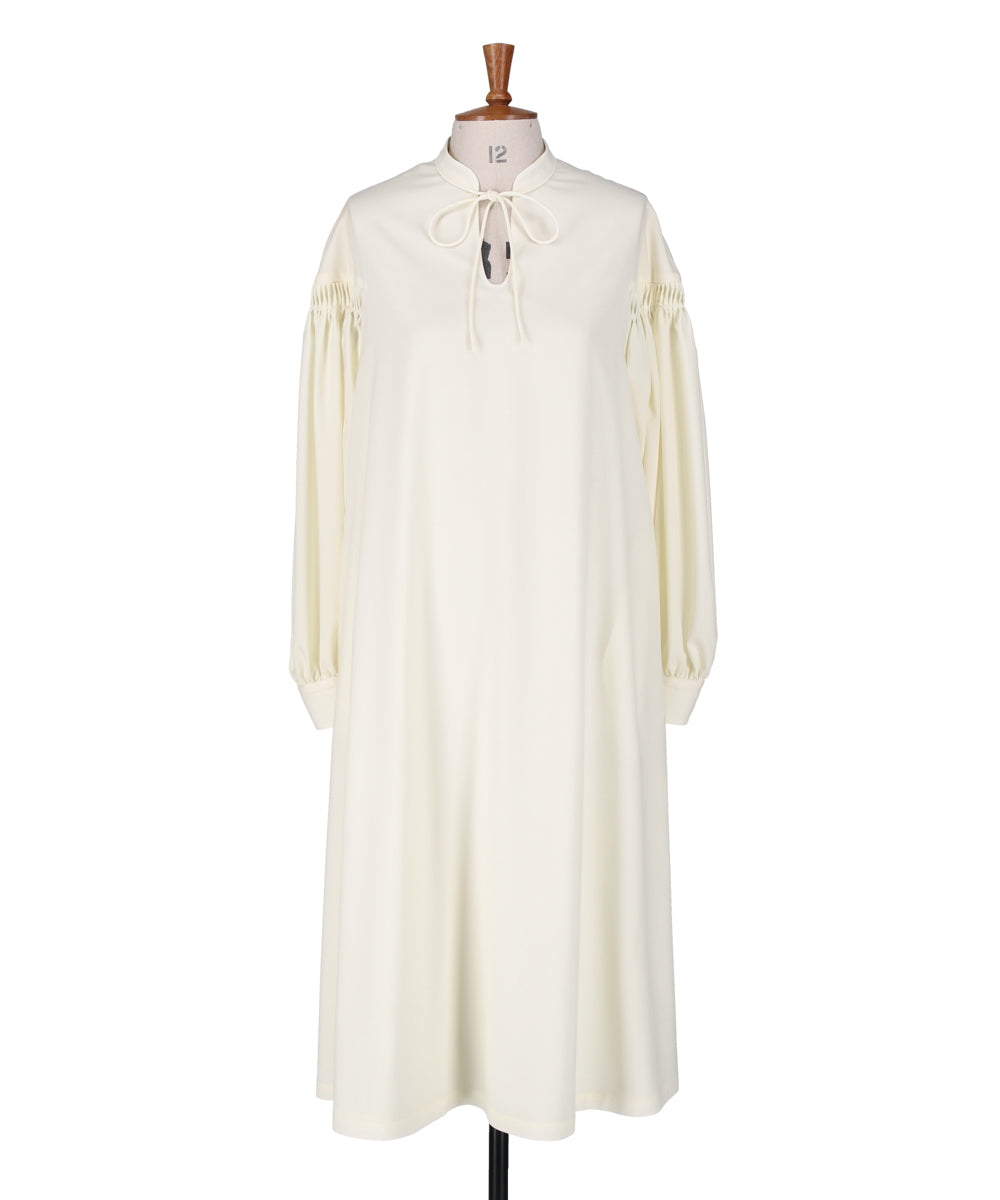 1223-03057 ウォッシャブルウールトロピカル ドレス