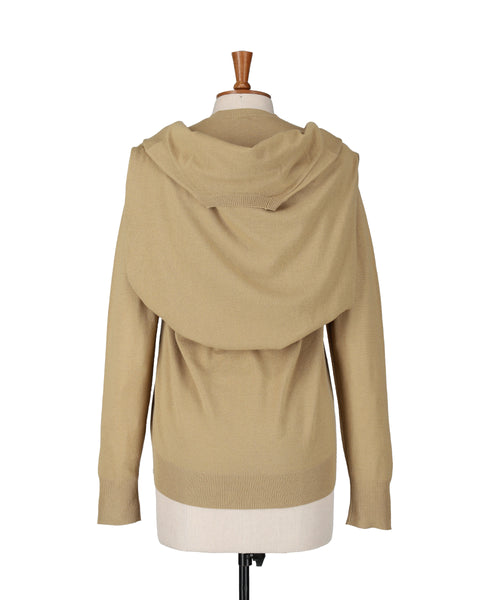 Wool&Cashmere Blend Over-Shoulder Sweater 1224-13108