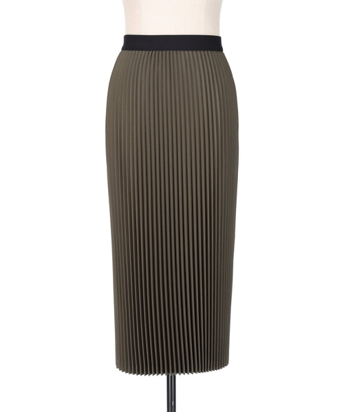 1224-93029 ウールマックスギャバジン プリーツスカート