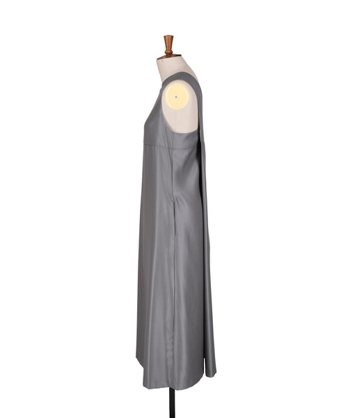 1225-01040 シルクツイル  クロスバックドレス