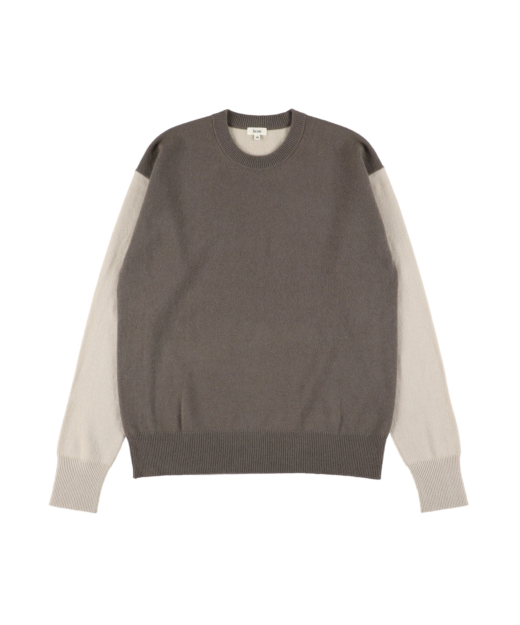 1225-13103 ピュアカシミヤ クルーネック