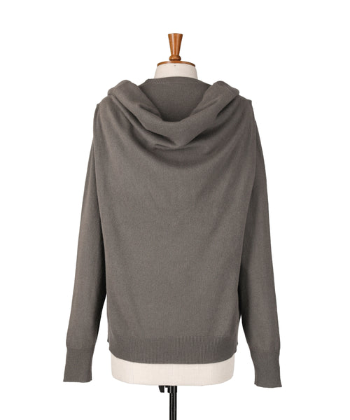 1225-13104 ピュアカシミヤ 2イン1ジャンパー