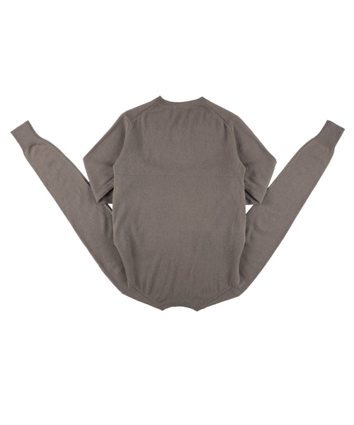 1225-13104 ピュアカシミヤ 2イン1ジャンパー