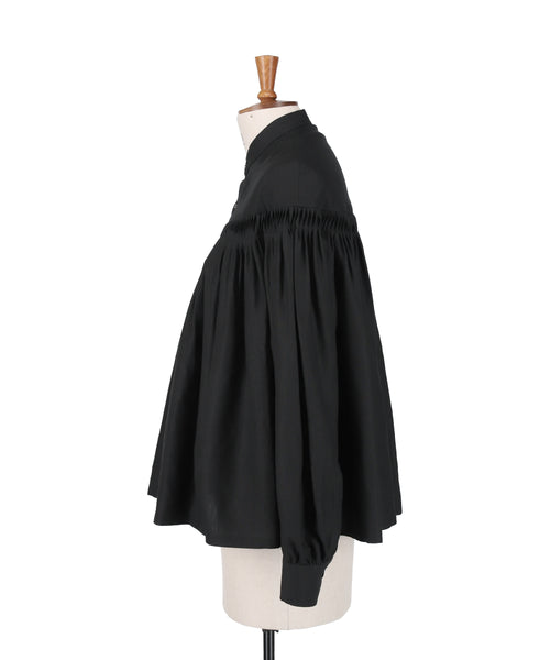 60/1 Linen Cambric Tucked Blouse 1225-31001