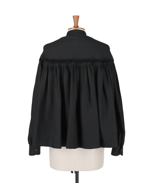 60/1 Linen Cambric Tucked Blouse 1225-31001