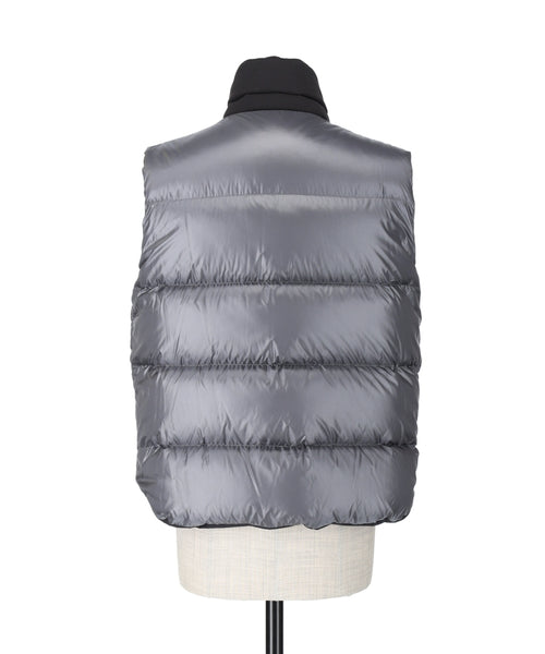 Ultra 2Way Nylon Stretch Reversible Down Vest 1124-63001