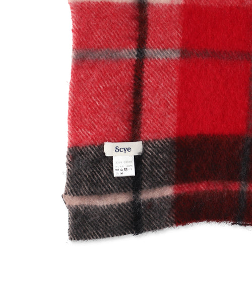 Shaggy Cashmere Checked Blanket  3319-53318