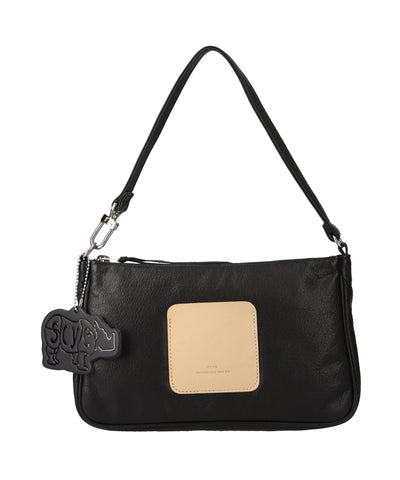 Soft Leather Puffer Shoulder Pouch 3325-13360