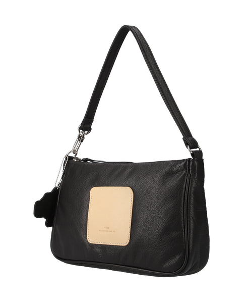 Soft Leather Puffer Shoulder Pouch 3325-13360