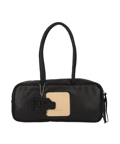 Soft Leather Puffer  Mini Boston Bag B 3325-13361