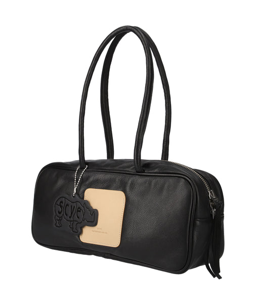 Soft Leather Puffer  Mini Boston Bag B 3325-13361