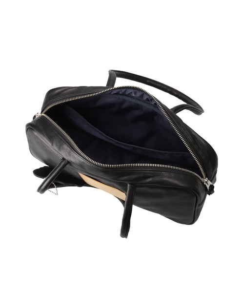 Soft Leather Puffer  Mini Boston Bag B 3325-13361