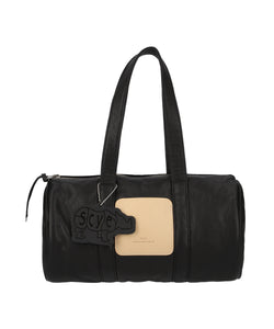 Soft Leather Puffer  Mini Boston Bag A 3325-13362