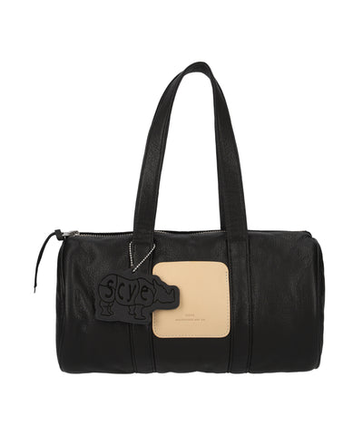 Soft Leather Puffer  Mini Boston Bag A 3325-13362