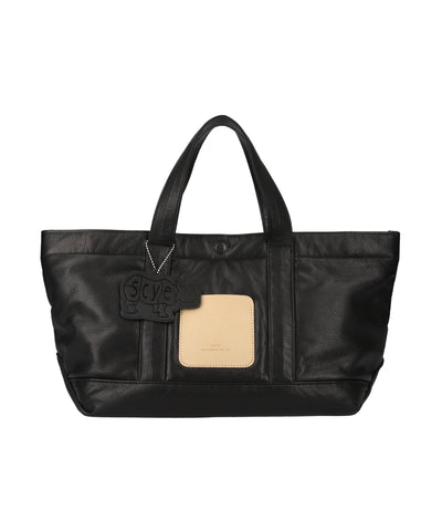 Soft Leather Puffer Mini Tote Bag 3325-13364