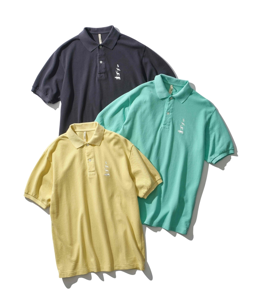 Mountain Research x SCYE BASICS Cotton Pique Polo Shirt 5124-21415 