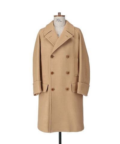 5124-73502 ウールカシミアメルトン D.Bオーバーコート