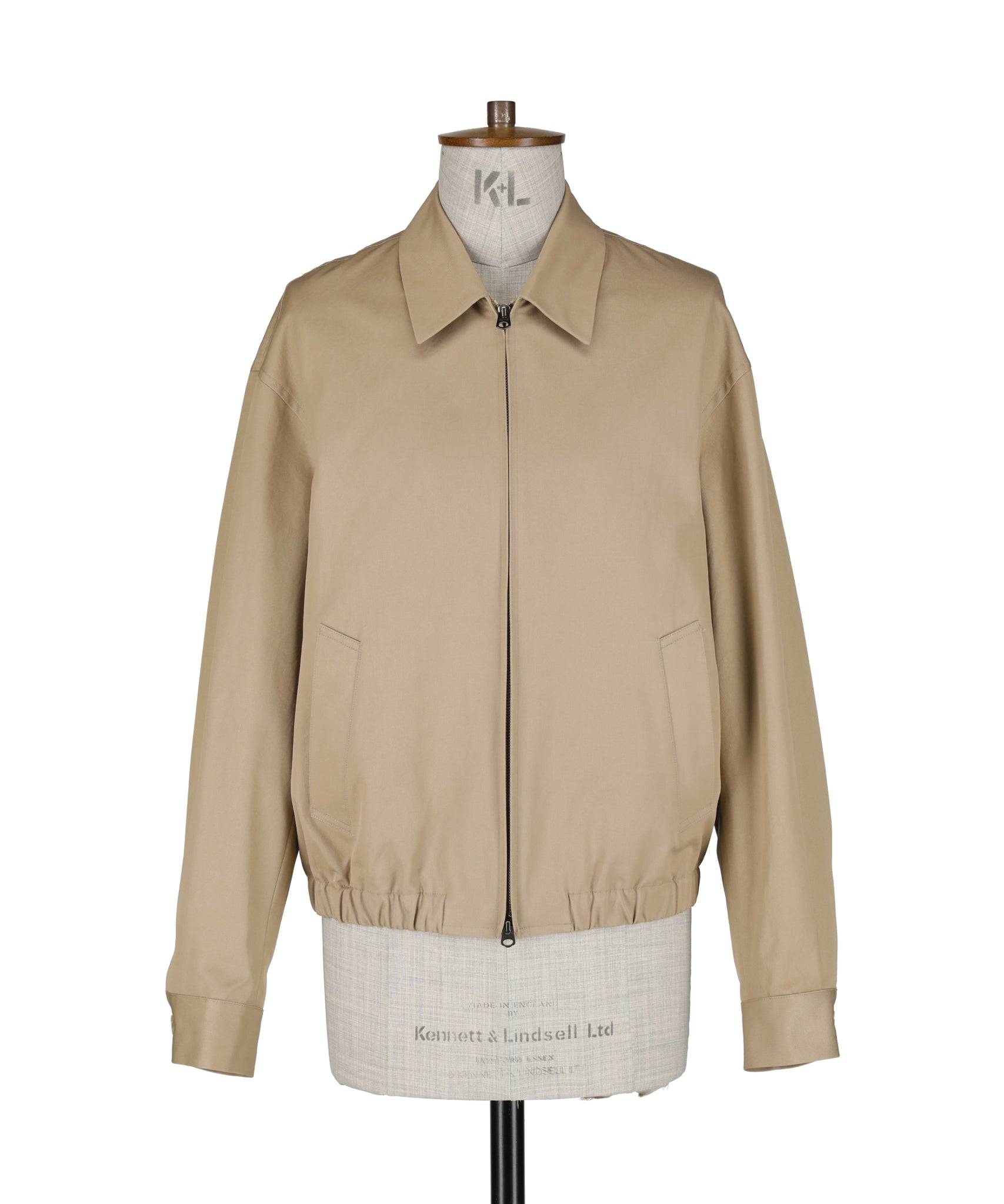 5125-63548 フィンクスコットンギャバジン ブルゾンジャケット