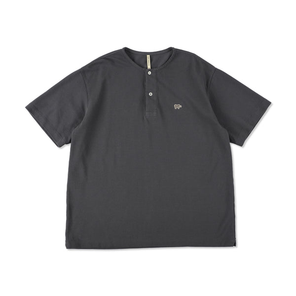 5126-21701 コットンピケ ヘンリーネックシャツ