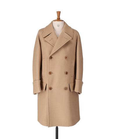 5224-73506 ウールカシミアメルトン D.Bオーバーコート