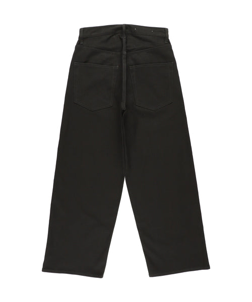 5225-81528  ストレッチコットンダック ワイドレッグジーンズ