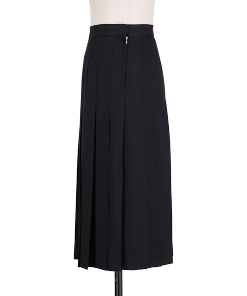 5225-93541 ウールカルゼプリーテッドスカート