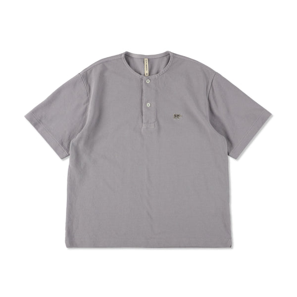 5226-21703 コットンピケ ヘンリーネックシャツ