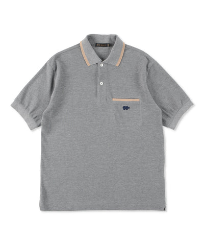 Melange Cotton Pique Polo Shirt 5723-21700