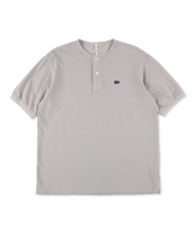 Cotton Pique Henley Neck Shirt 5723-21703(UNISEX)
