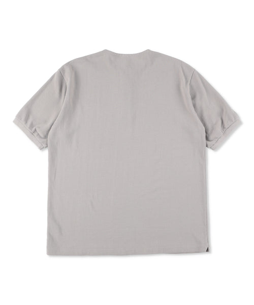 Cotton Pique Henley Neck Shirt 5723-21703(UNISEX)