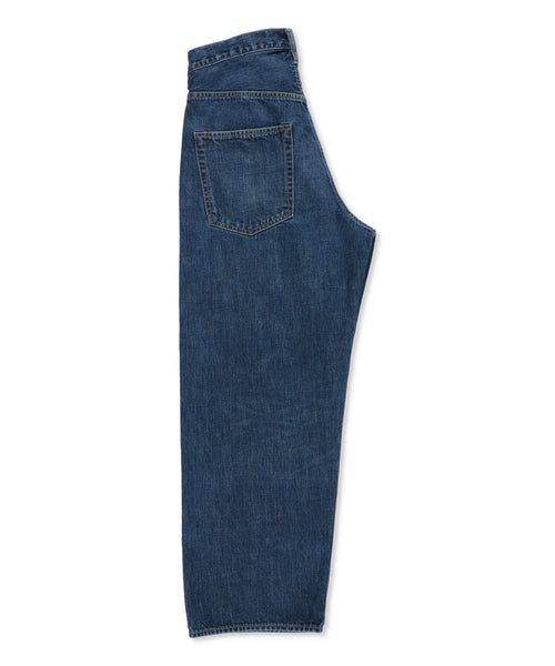 Selvedge Denim  Used Wash Wide Leg Jeans  5723-83552