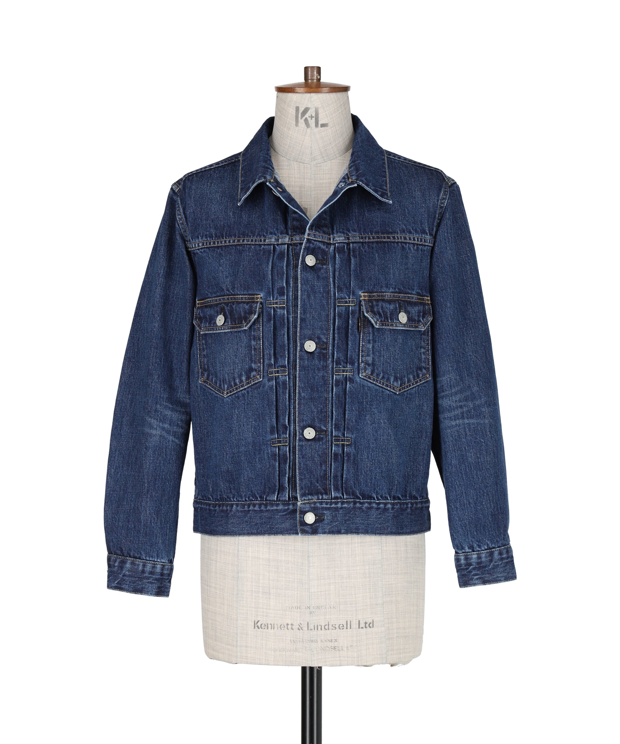 Selvedge Denim Jacket Type2 Used Wash 5725-61503(UNISEX) – Scye Selvedge Denim Jacket Type2 Used Wash 5725-61503(UNISEX) – Scye