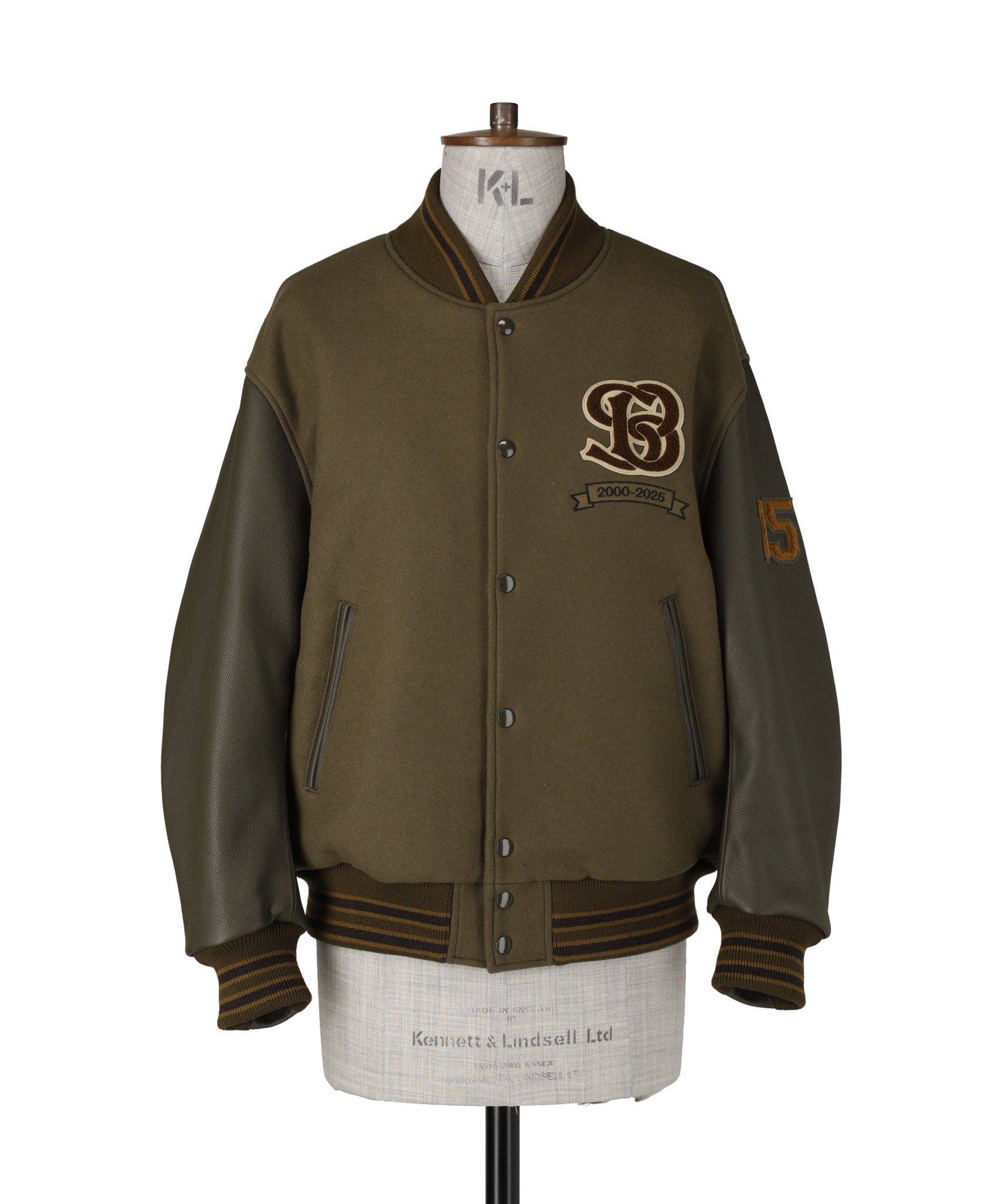 5725-63555 ウールメルトン バーシティジャケット