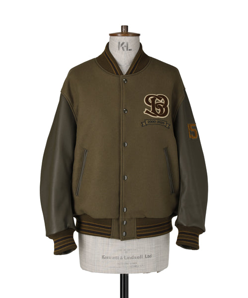 5725-63555 ウールメルトン バーシティジャケット