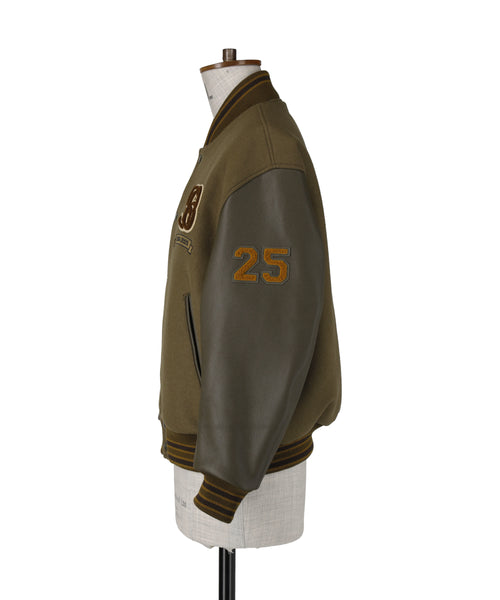 Super140’S Wool Melton Varsity Jacket 5725-63555