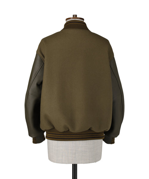 Super140’S Wool Melton Varsity Jacket 5725-63555