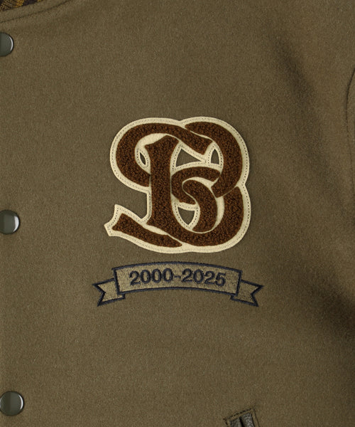 Super140’S Wool Melton Varsity Jacket 5725-63555