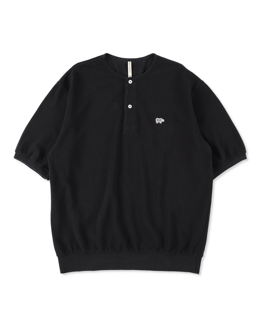大きな取引 Cotton Pique Mercantile Scye – 5124-21706 Shirt Neck Henley トップス
