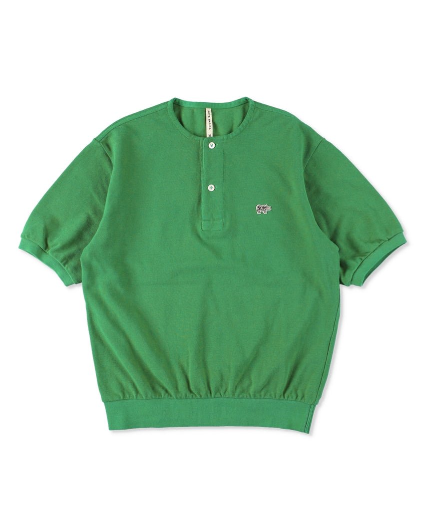 Cotton Pique  Henley Neck Shirt 5124-21706