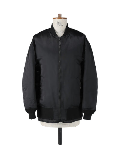 Nylon Cotton Double Twill Layered Bomber Jacket 1122-63004