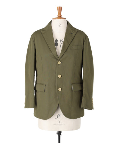 1217-43087 高密度ポプリンワッシャー  パディングブレザー