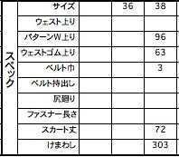 1222-93036 ウォッシュドコットンポプリン スカート
