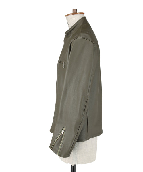 7121-61851 カウレザー スタンドカラーバイカージャケット