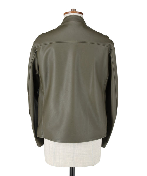 7121-61851 カウレザー スタンドカラーバイカージャケット