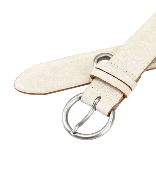 Suede Leather Belt With Eyelet  7717-75842