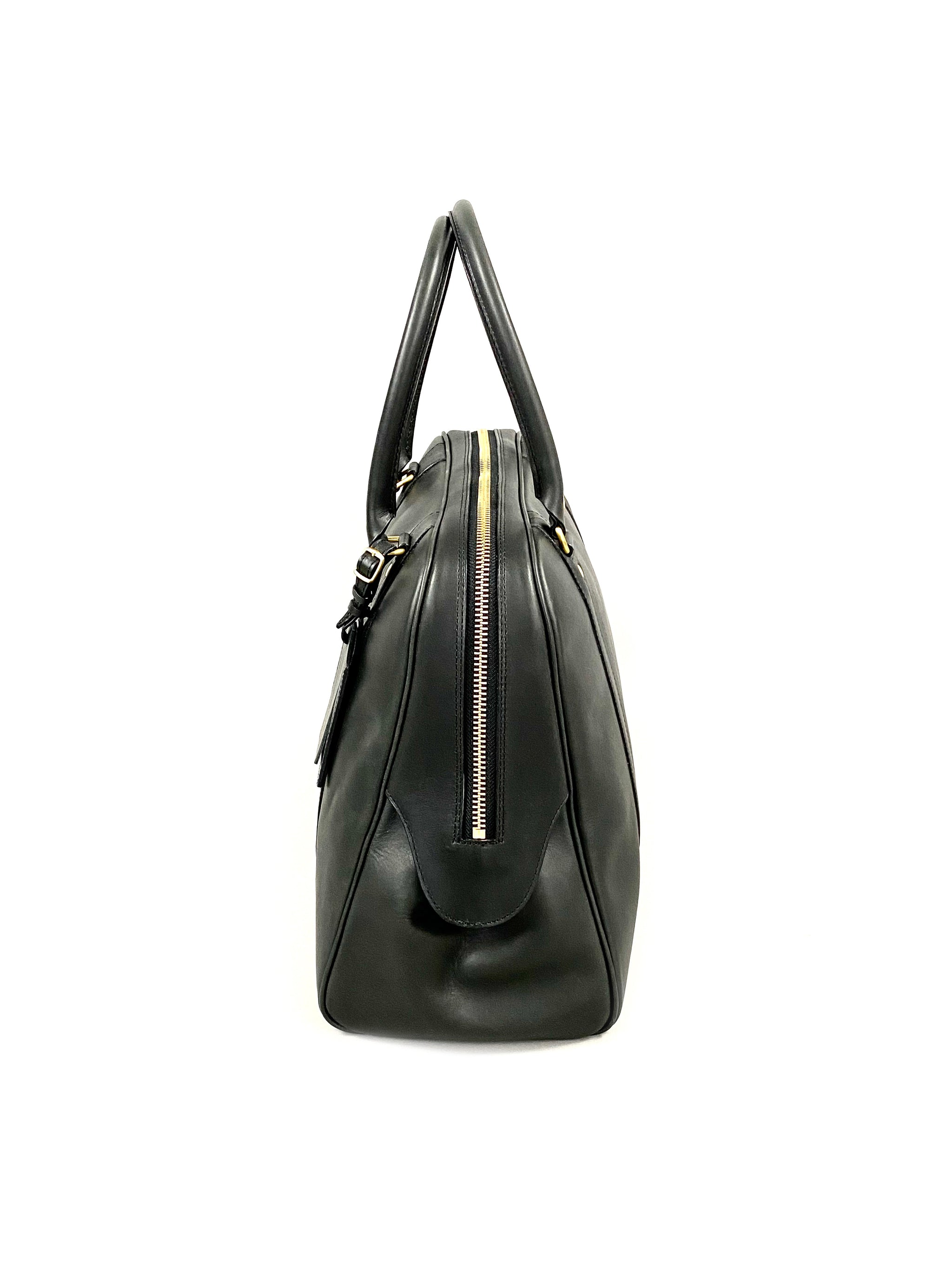 Scye Mercantile Leather Boston Bag M 7725-15831